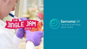 Jingle Jam and Sarcoma UK logos