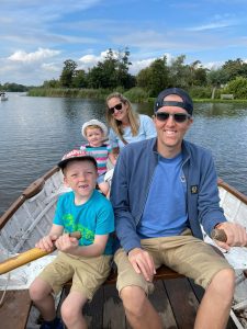 Fiona Harper and family