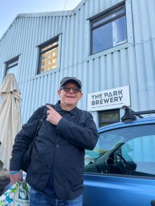 Graeme Park at the brewery