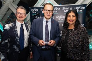 Scott Arthur MP receiving his award