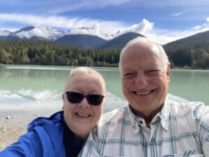 Cathy with husband Roger