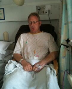 Nic Puntis in hospital